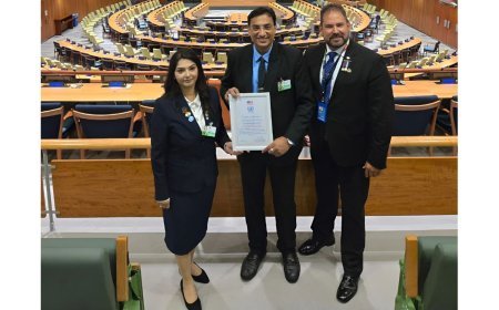Dr. Arpit Chopra Jain Honored at United Nations Headquarters in New York