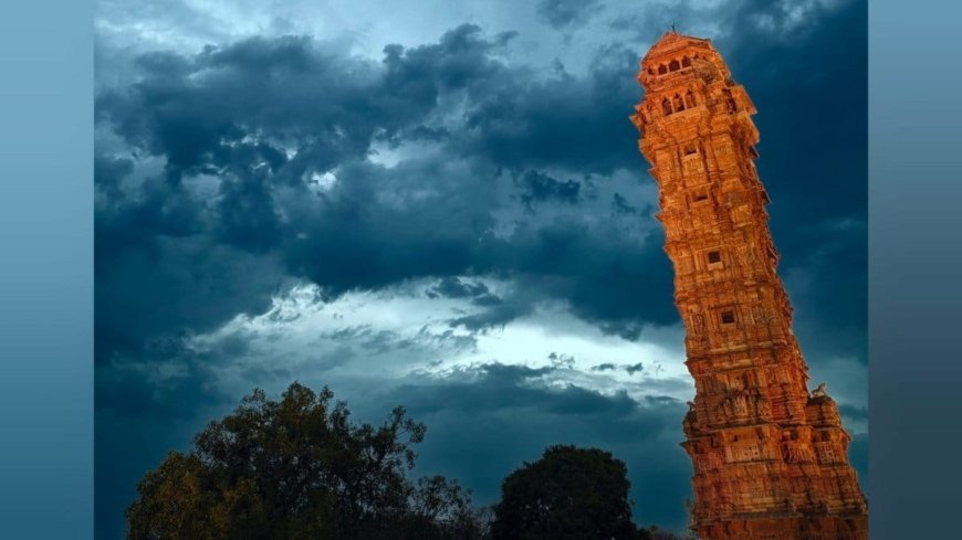 One Photo, One Fort, One Dream: Chittorgarh Lights Up Times Square