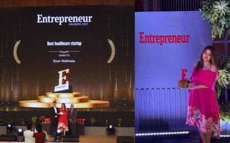 Elixir Wellness Named Healthcare Startup of the Year at Entrepreneur India 2025