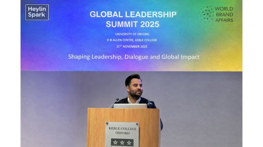Banish Dhar Bestowed with Global Leadership Award at GLS 2025 held at The Oxford University