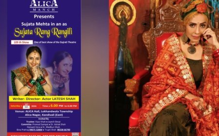 Sujata Rangrangili: Sujata Mehta’s Powerful One-Woman Gujarati Theatre Show in Mumbai
